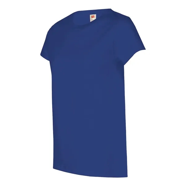 Women's crew neck T-shirt made of 100% ComfortSoft® cotton with double-stitched,... from ASI 84358 S&S Activewear
