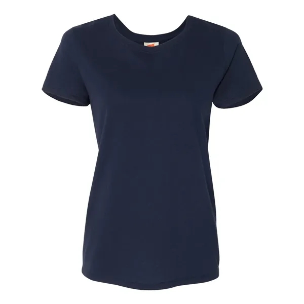Women's crew neck T-shirt made of 100% ComfortSoft® cotton with double-stitched,... from ASI 84358 S&S Activewear