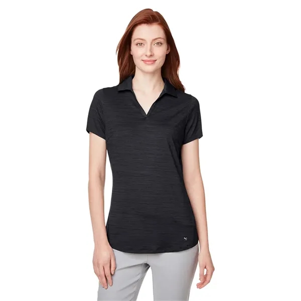 Puma Golf Women's Cloudspun Free V-neck Polo... from ASI 84358 S&S Activewear