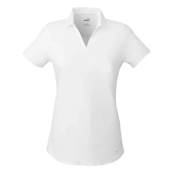 Puma Golf Women's Cloudspun Free V-neck Polo... from ASI 84358 S&S Activewear