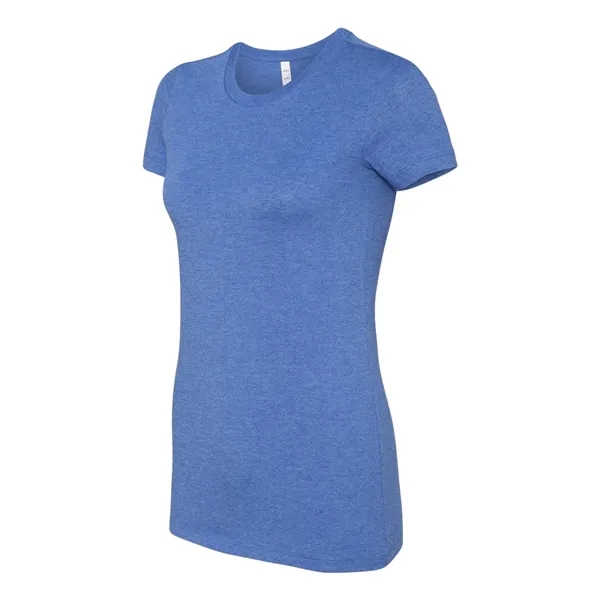 Women's cotton t-shirt with longer length body and shoulder taping. Blank... from ASI 84358 S&S Activewear