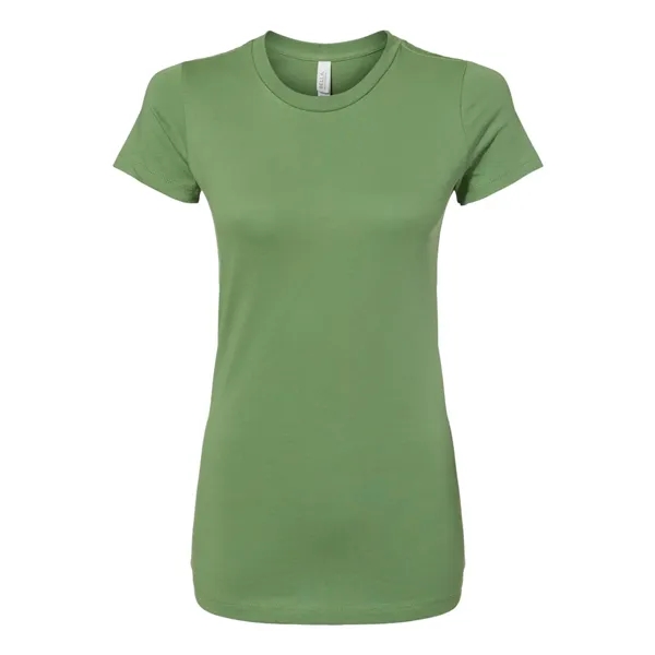 Women's cotton t-shirt with longer length body and shoulder taping. Blank... from ASI 84358 S&S Activewear