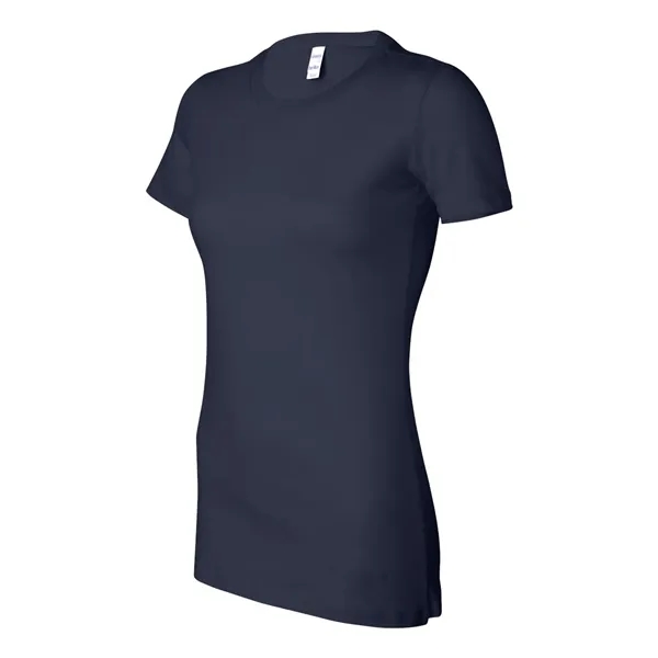 Women's cotton t-shirt with longer length body and shoulder taping. Blank... from ASI 84358 S&S Activewear