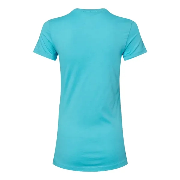 Women's cotton t-shirt with longer length body and shoulder taping. Blank... from ASI 84358 S&S Activewear