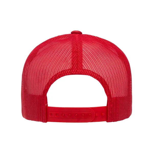 Classic trucker cap with flat bill. Blank.... from ASI 84358 S&S Activewear