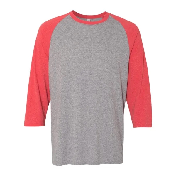 Polyester / cotton / rayon raglan T-shirt with advanced moisture-management properties.... from ASI 84358 S&S Activewear
