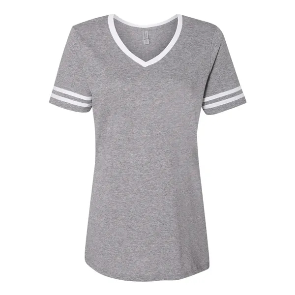 Triblend Women's V-Neck Varsity T-Shirt... from ASI 84358 S&S Activewear