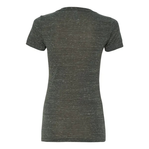 Women's jersey t-shirt with deep v-neck. Blank product.... from ASI 84358 S&S Activewear
