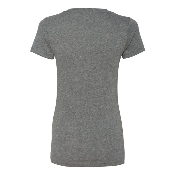 Women's jersey t-shirt with deep v-neck. Blank product.... from ASI 84358 S&S Activewear