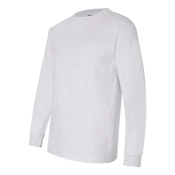 Adult pre-shrunk 100% cotton USA made long sleeve t-shirt. Blank product.... from ASI 84358 S&S Activewear