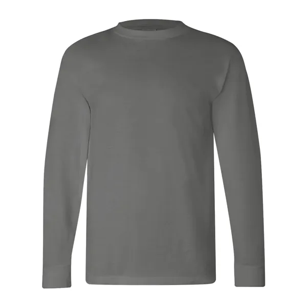 Adult pre-shrunk 100% cotton USA made long sleeve t-shirt. Blank product.... from ASI 84358 S&S Activewear
