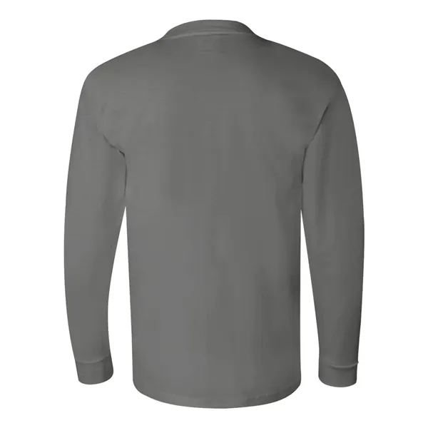 Adult pre-shrunk 100% cotton USA made long sleeve t-shirt. Blank product.... from ASI 84358 S&S Activewear