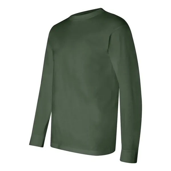 Adult pre-shrunk 100% cotton USA made long sleeve t-shirt. Blank product.... from ASI 84358 S&S Activewear