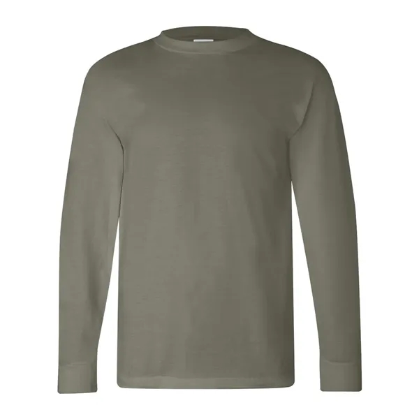 Adult pre-shrunk 100% cotton USA made long sleeve t-shirt. Blank product.... from ASI 84358 S&S Activewear