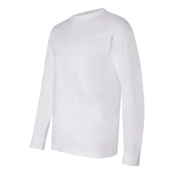 Adult pre-shrunk 100% cotton USA made long sleeve t-shirt. Blank product.... from ASI 84358 S&S Activewear