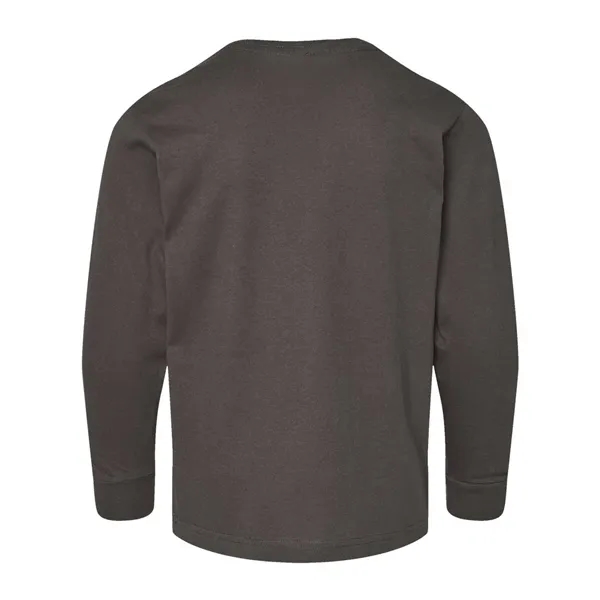 LAT Youth Fine Jersey Long Sleeve Tee; ribbed collar and cuffs.... from ASI 84358 S&S Activewear