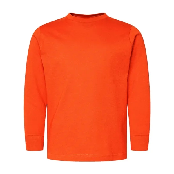 LAT Youth Fine Jersey Long Sleeve Tee; ribbed collar and cuffs.... from ASI 84358 S&S Activewear
