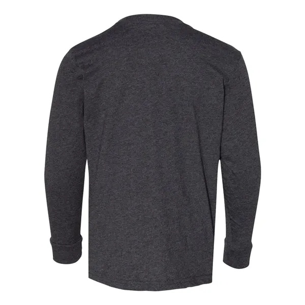 LAT Youth Fine Jersey Long Sleeve Tee; ribbed collar and cuffs.... from ASI 84358 S&S Activewear