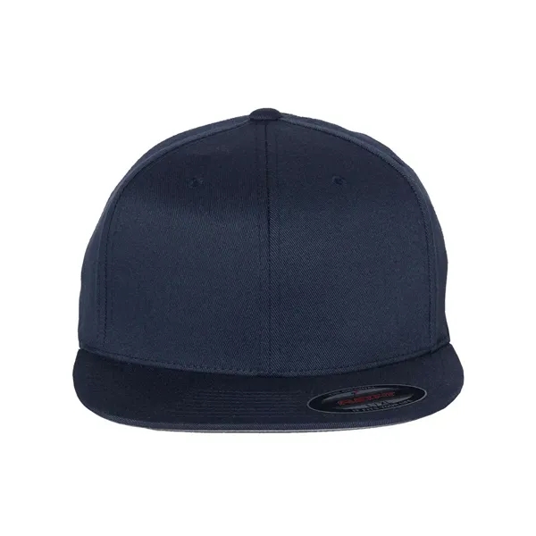 Fitted six panel flat bill baseball cap. Blank.... from ASI 84358 S&S Activewear