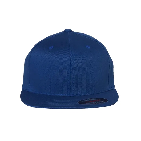 Fitted six panel flat bill baseball cap. Blank.... from ASI 84358 S&S Activewear
