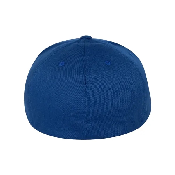 Fitted six panel flat bill baseball cap. Blank.... from ASI 84358 S&S Activewear