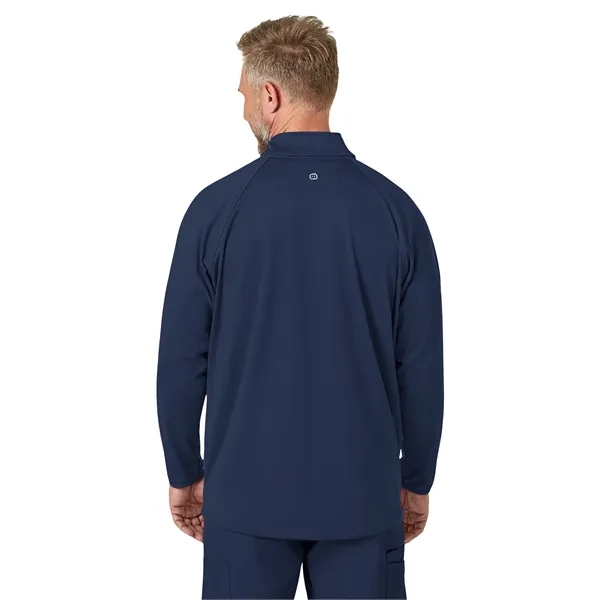 WonderWink Layers Men's Fleece Full Zip Jacket... from ASI 86018 Scrub Authority / Uniform Stores