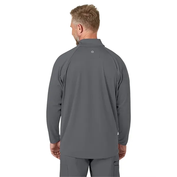 WonderWink Layers Men's Fleece Full Zip Jacket... from ASI 86018 Scrub Authority / Uniform Stores