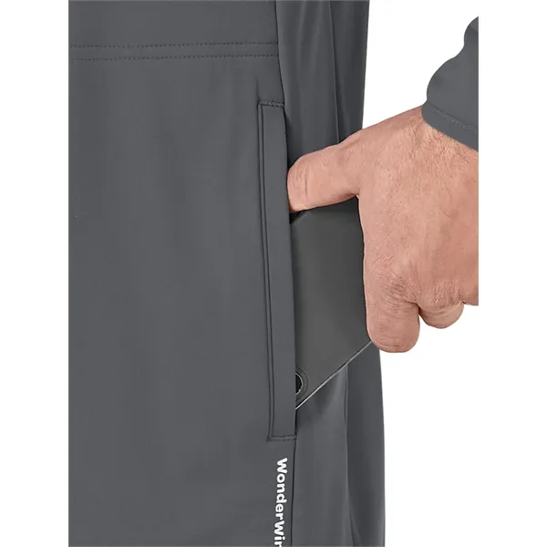 WonderWink Layers Men's Fleece Full Zip Jacket... from ASI 86018 Scrub Authority / Uniform Stores