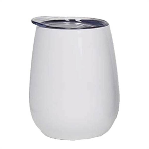 10 oz. double-wall insulated Stainless Wine Tumbler. Includes press-fit lid.... from ASI 73871 Next Promotions LLC
