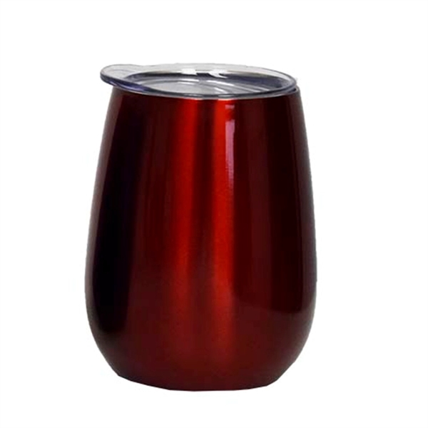 10 oz. double-wall insulated Stainless Wine Tumbler. Includes press-fit lid.... from ASI 73871 Next Promotions LLC