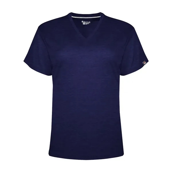 Fitflex Women's Short Sleeve Performance V-Neck Tee... from ASI 84358 S&S Activewear