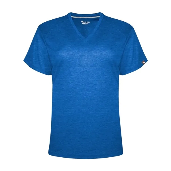 Fitflex Women's Short Sleeve Performance V-Neck Tee... from ASI 84358 S&S Activewear