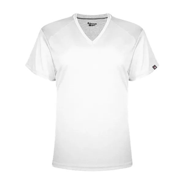 Fitflex Women's Short Sleeve Performance V-Neck Tee... from ASI 84358 S&S Activewear