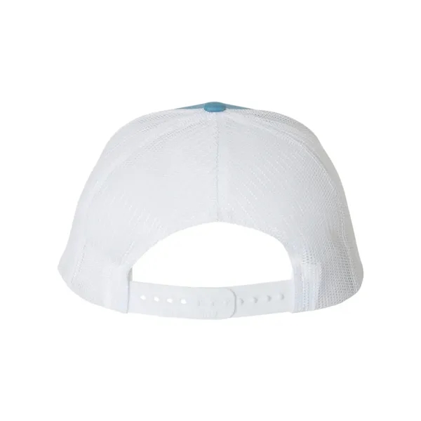 Trucker snapback cap made of polyester/cotton with a mesh back and... from ASI 84358 S&S Activewear