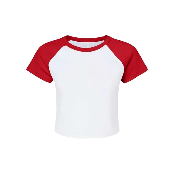 BELLA + CANVAS Women's Micro Rib Raglan Baby Tee... from ASI 84358 S&S Activewear