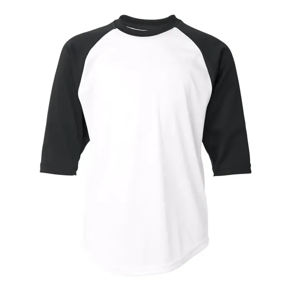 Three-quarter raglan sleeve baseball t-shirt... from ASI 84358 S&S Activewear