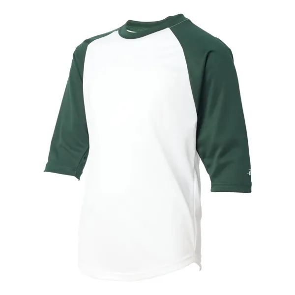Three-quarter raglan sleeve baseball t-shirt... from ASI 84358 S&S Activewear