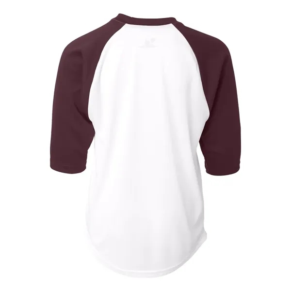 Three-quarter raglan sleeve baseball t-shirt... from ASI 84358 S&S Activewear