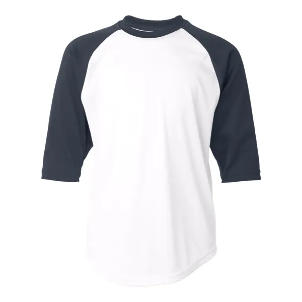 Three-quarter raglan sleeve baseball t-shirt... from ASI 84358 S&S Activewear