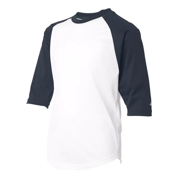 Three-quarter raglan sleeve baseball t-shirt... from ASI 84358 S&S Activewear