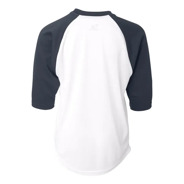 Three-quarter raglan sleeve baseball t-shirt... from ASI 84358 S&S Activewear