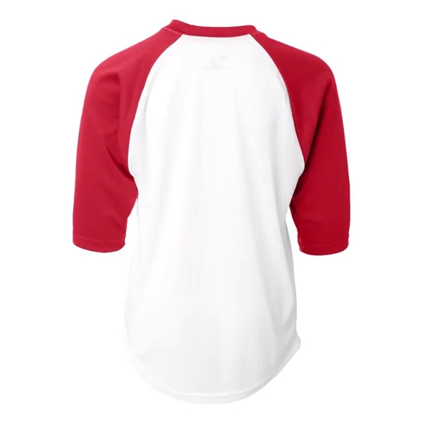 Three-quarter raglan sleeve baseball t-shirt... from ASI 84358 S&S Activewear