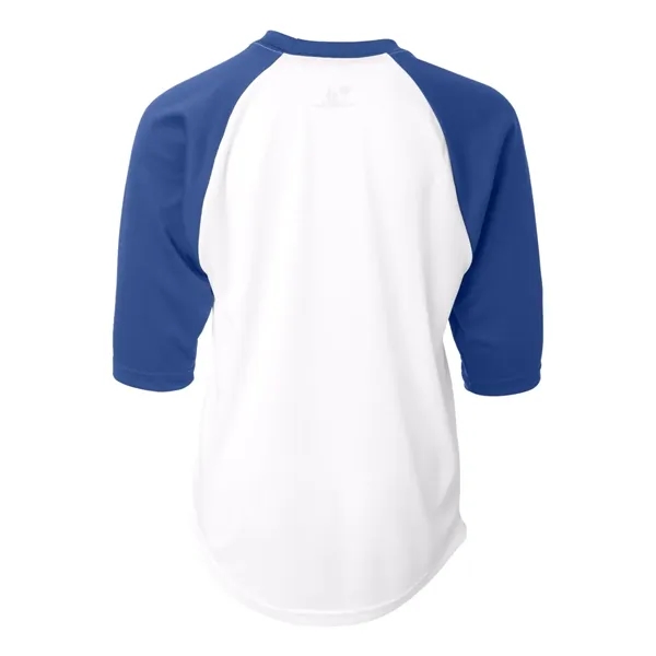 Three-quarter raglan sleeve baseball t-shirt... from ASI 84358 S&S Activewear