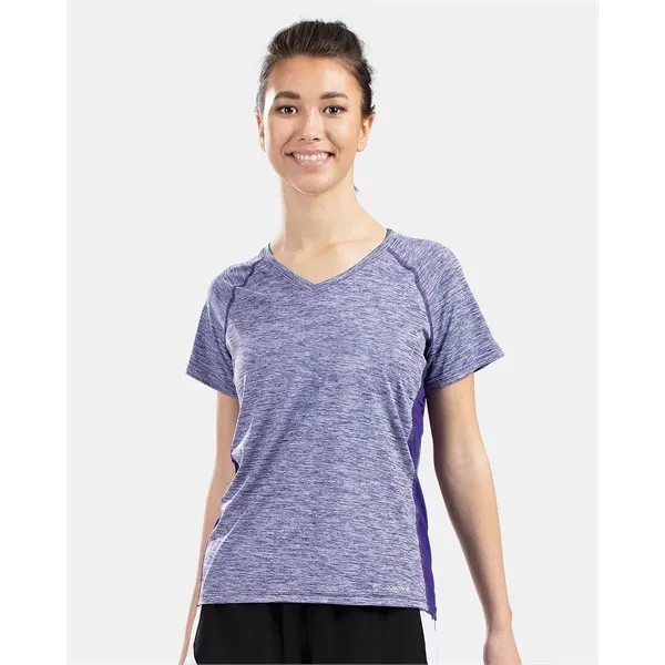 Holloway Women's Electrify CoolCore® V-Neck T-Shirt... from ASI 84358 S&S Activewear