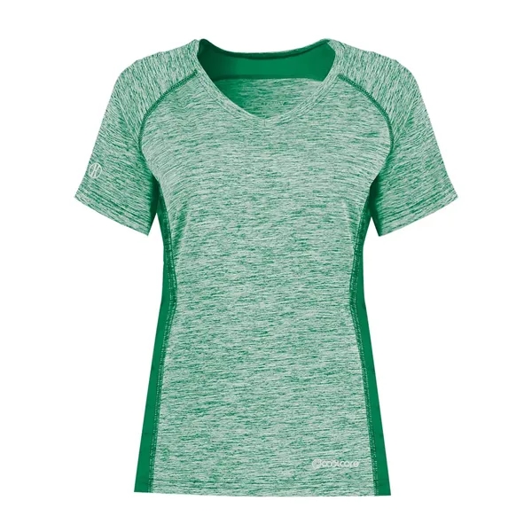 Holloway Women's Electrify CoolCore® V-Neck T-Shirt... from ASI 84358 S&S Activewear