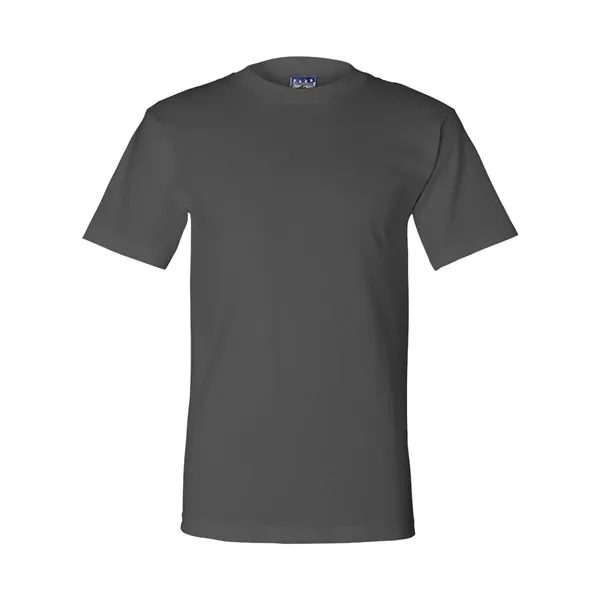 Adult pre-shrunk 100% cotton short sleeve t-shirt, union made. Blank product.... from ASI 84358 S&S Activewear