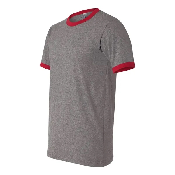 Adult heather ringer t-shirt. Blank product.... from ASI 84358 S&S Activewear