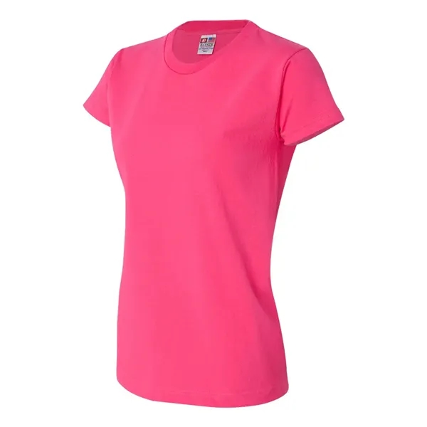 Women's USA made 6.1 oz preshrunk 100% heavyweight cotton t-shirt. Blank... from ASI 84358 S&S Activewear