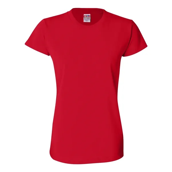 Women's USA made 6.1 oz preshrunk 100% heavyweight cotton t-shirt. Blank... from ASI 84358 S&S Activewear