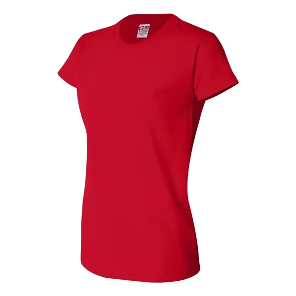 Women's USA made 6.1 oz preshrunk 100% heavyweight cotton t-shirt. Blank... from ASI 84358 S&S Activewear